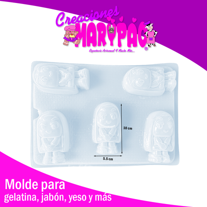 Molde Lara Yesitos Gelatinas y Más🐸