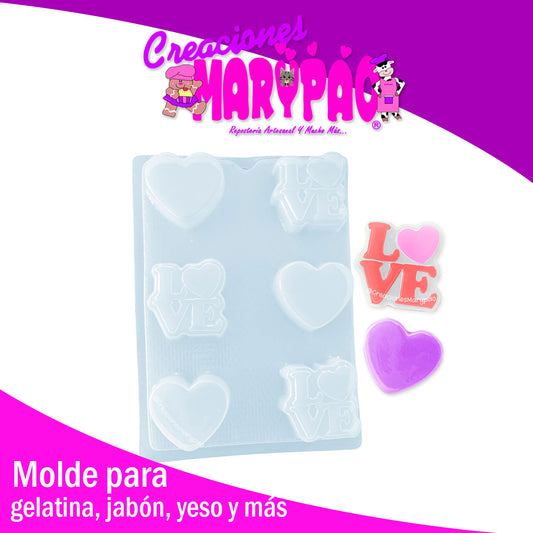 Molde Love Febrero Amor