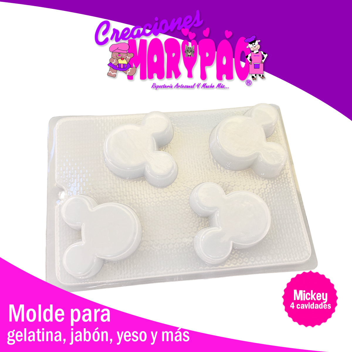 Molde Mickey Mouse Orejas