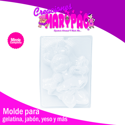 Molde Minnie Gelatinas Figuras Yeso