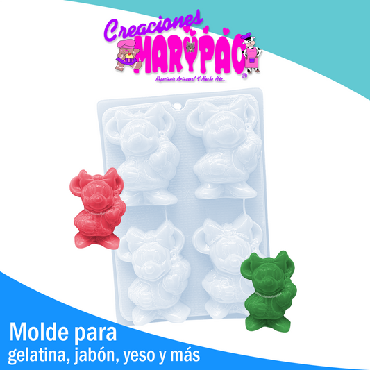 🎄Molde Minnie Navideña🎀