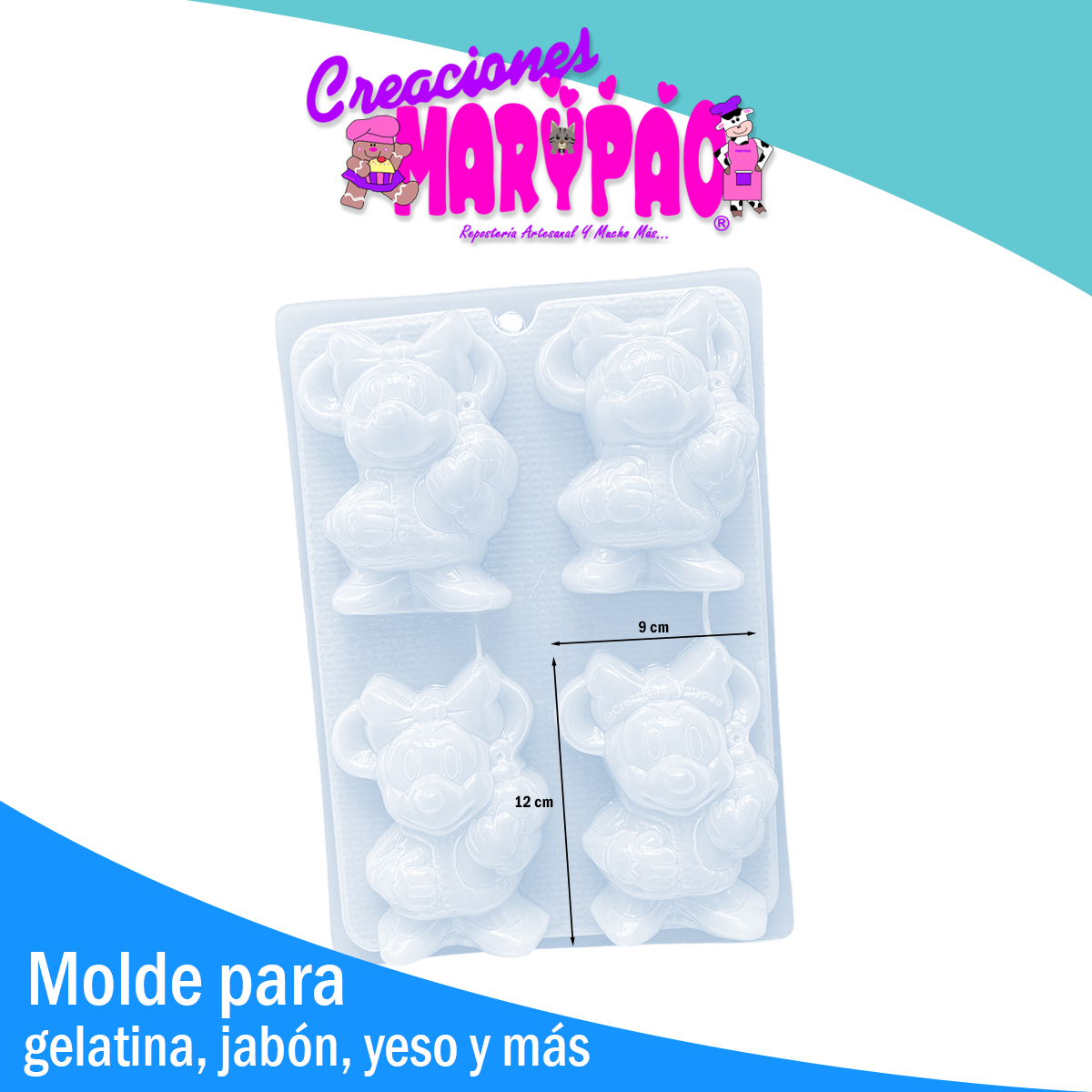 🎄Molde Minnie Navideña🎀