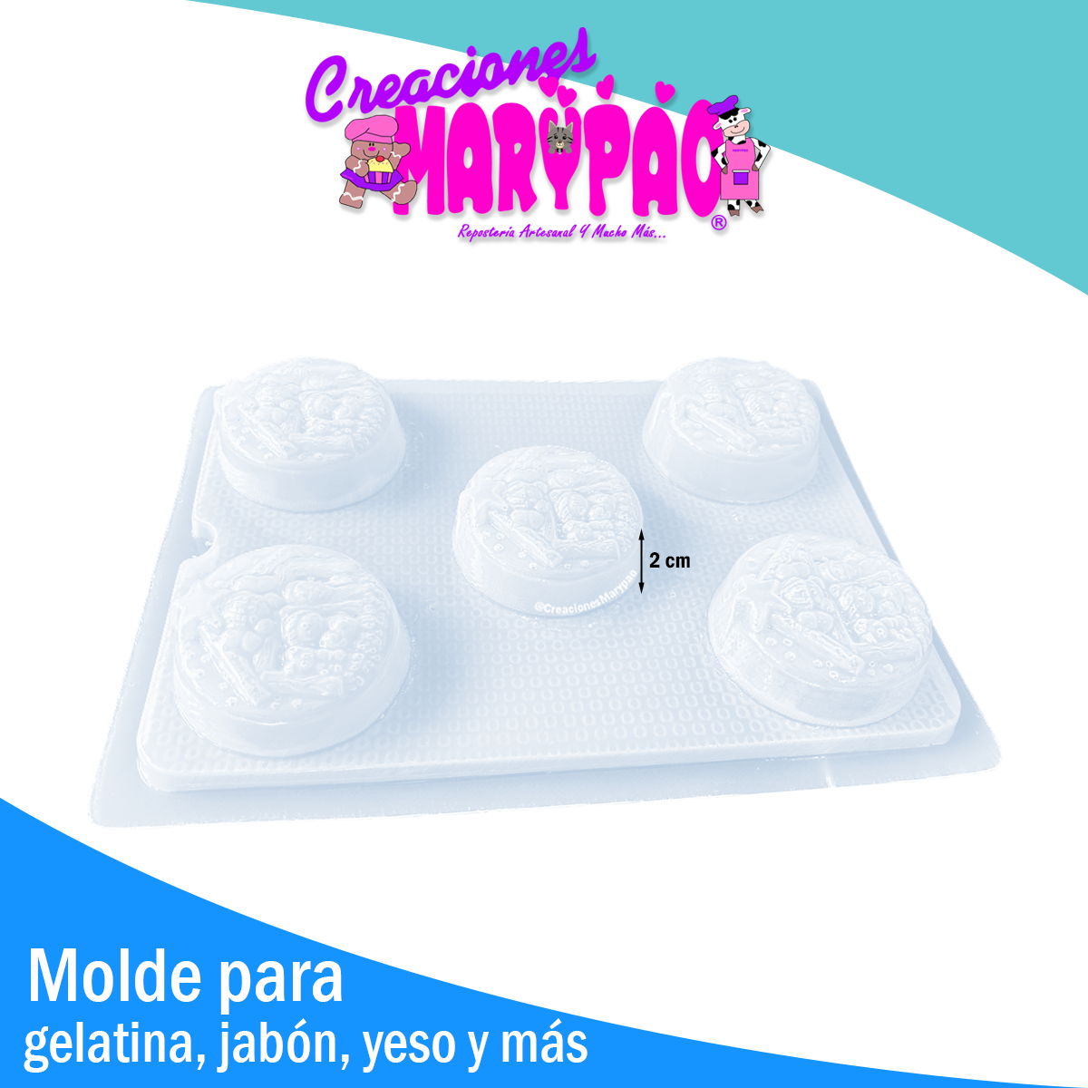 Molde Navideño Redondo de Pesebre Nacimiento