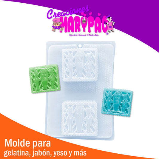 Molde Papel Picado Día De Muertos Ataúd