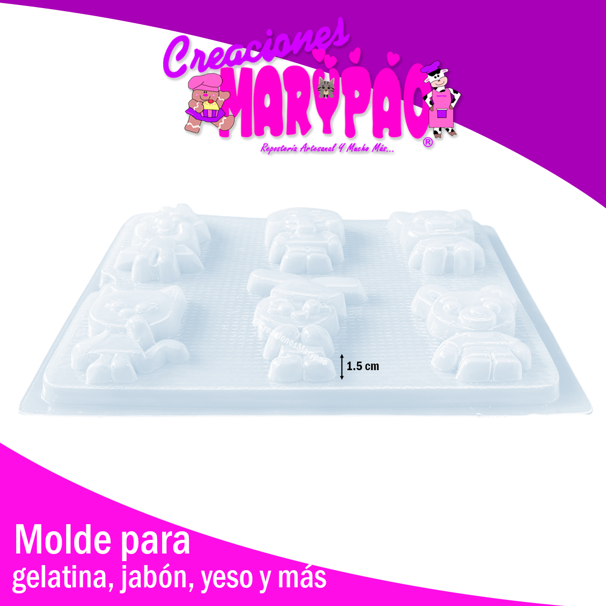 Molde Payaso Plim Plim y sus Amigos 🎪