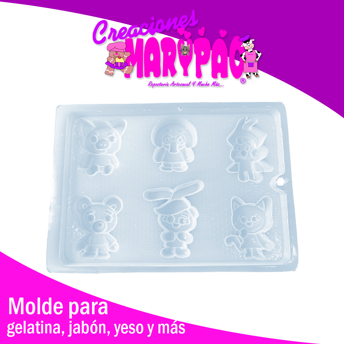 Molde Payaso Plim Plim y sus Amigos 🎪