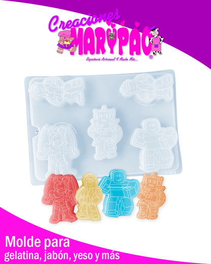 🎮Molde Roblox Yesitos Gelatinas Y Más✨