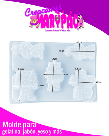 🎮Molde Roblox Yesitos Gelatinas Y Más✨