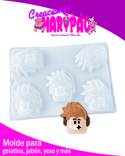 🎮Molde Roblox Cara Yesitos Gelatinas Y Más