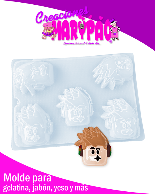 🎮Molde Roblox Cara Yesitos Gelatinas Y Más