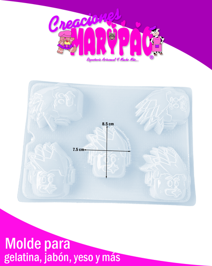 🎮Molde Roblox Cara Yesitos Gelatinas Y Más