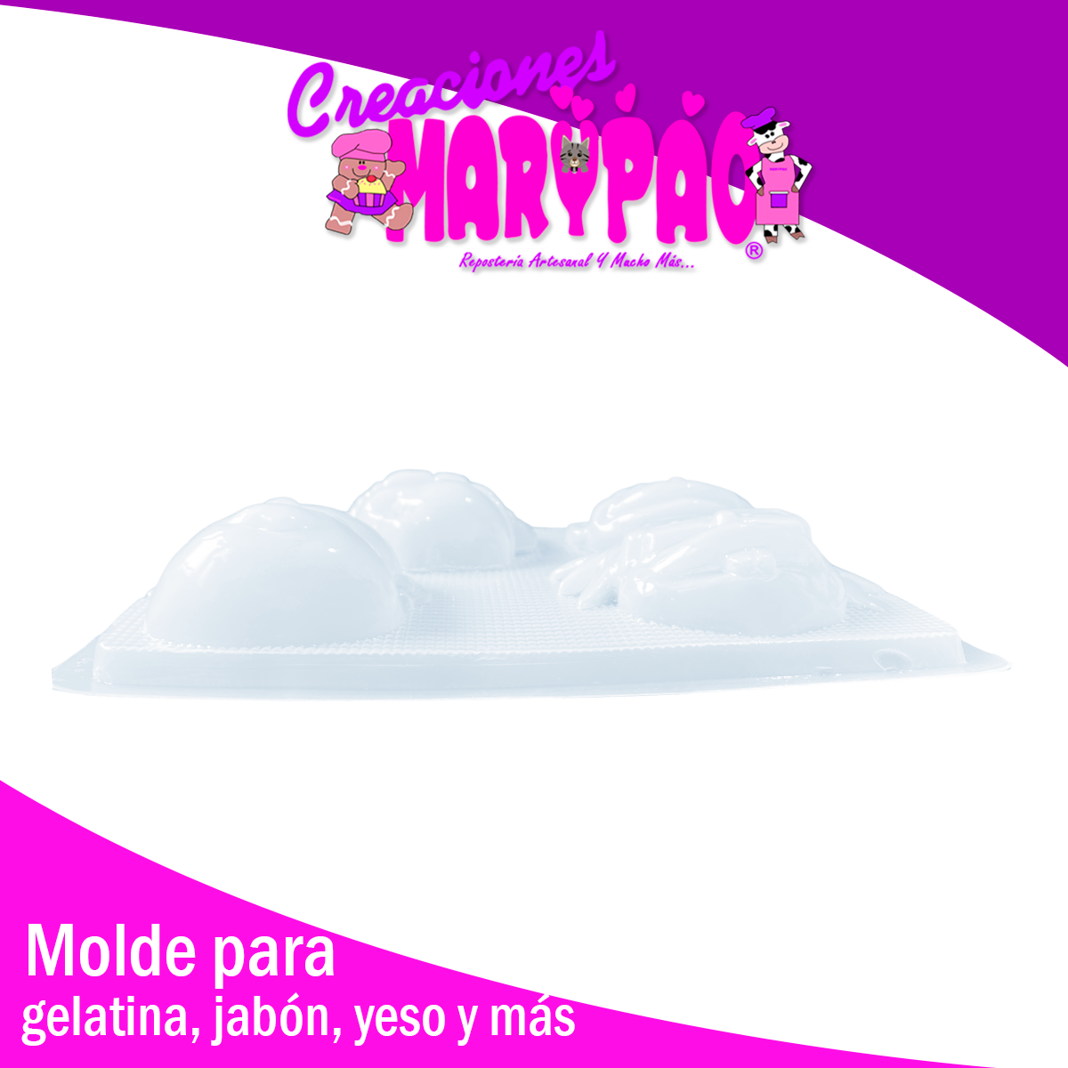 Molde Rugrats Jabón Gomita Chocolate