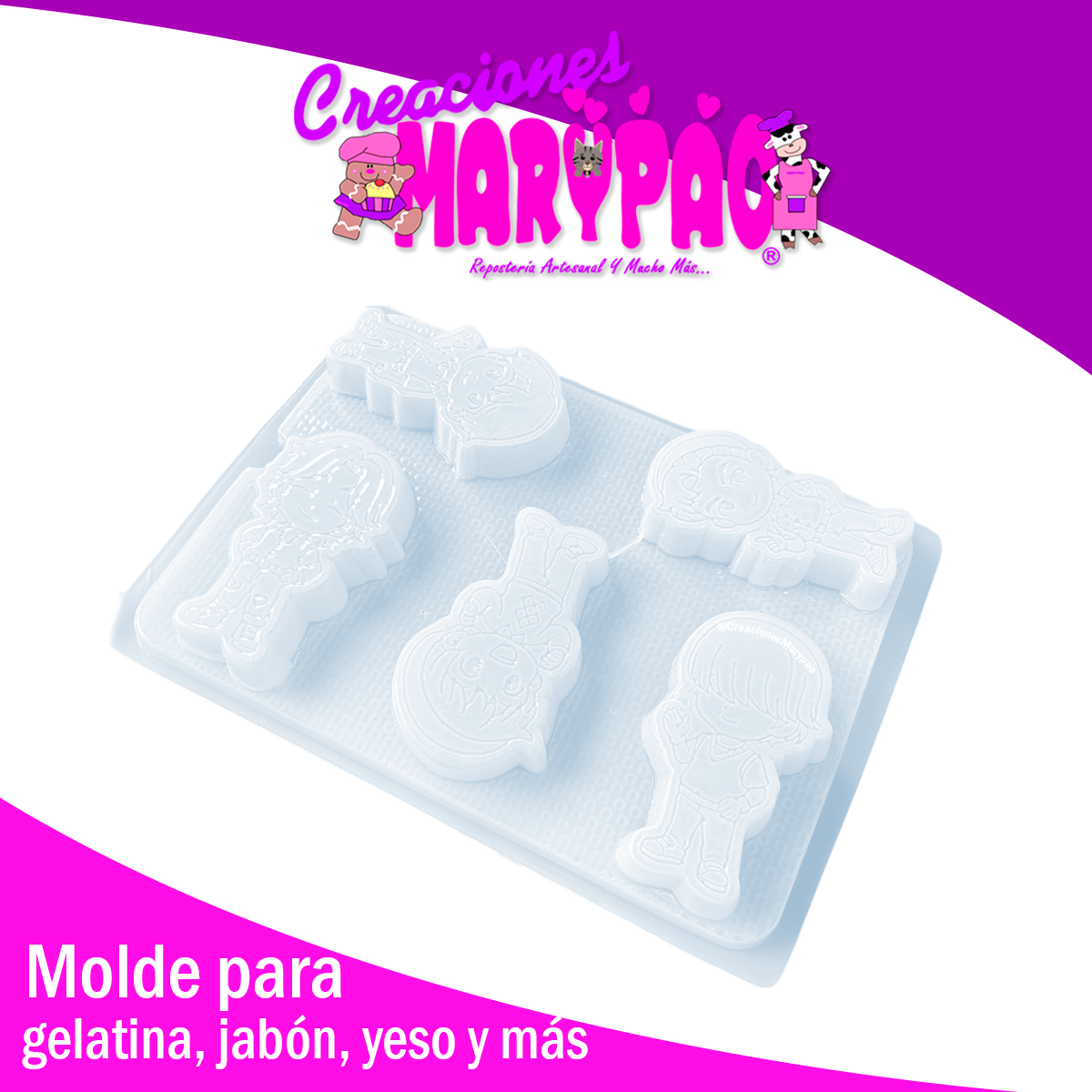 Molde Saja Boys Yesitos Gelatinas Y Más Diseño Inspirado en K-Pop ✨