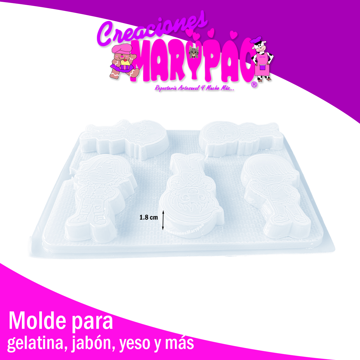 Molde Saja Boys Yesitos Gelatinas Y Más Diseño Inspirado en K-Pop ✨