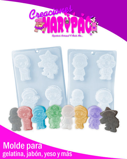 Moldes Stranger Things Yesitos Gelatinas Y Más Fanart Pack 2 pzas😱