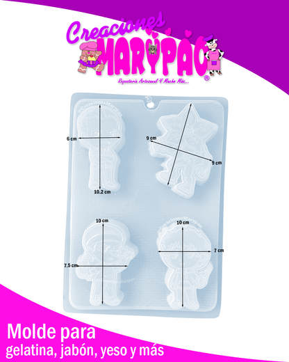 Moldes Stranger Things Yesitos Gelatinas Y Más Fanart Pack 2 pzas😱