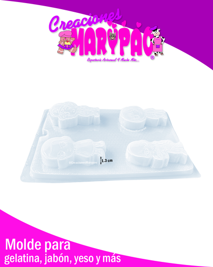 Moldes Stranger Things Yesitos Gelatinas Y Más Fanart Pack 2 pzas😱