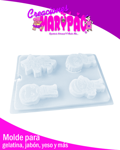 Moldes Stranger Things Yesitos Gelatinas Y Más Fanart Pack 2 pzas😱