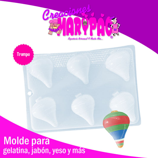 Molde Trompo Fiestas Patrias Gelatinas Yesitos