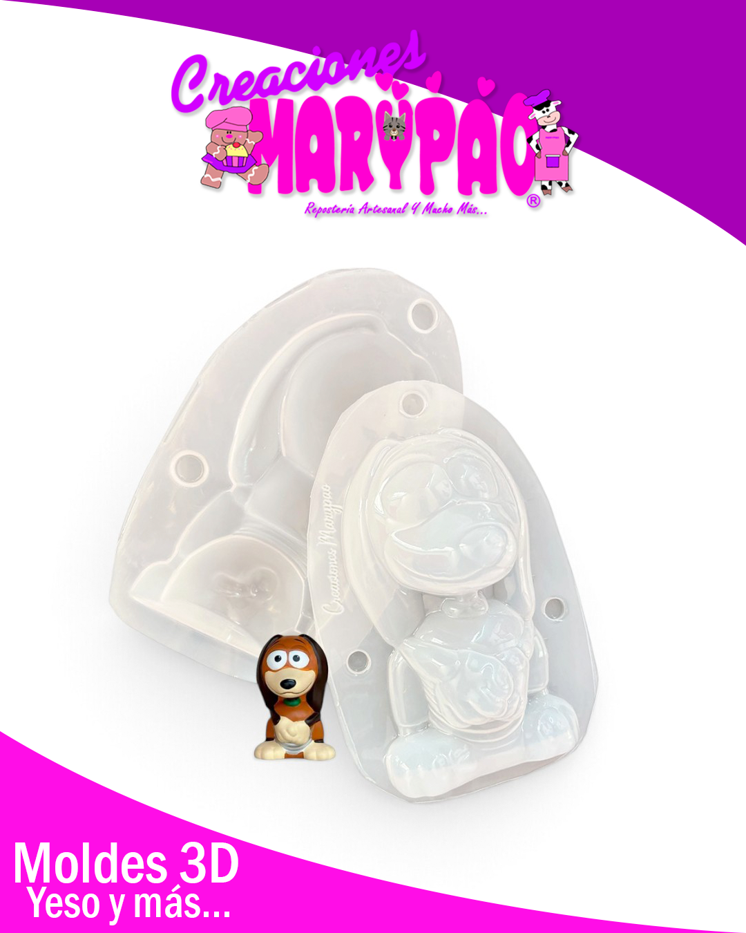 ✨Molde para Alcancías de Yeso Toy Story Slink  🐕