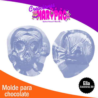 Moldes Calaveras 3D Pareja Revolucionaria Día de Muertos