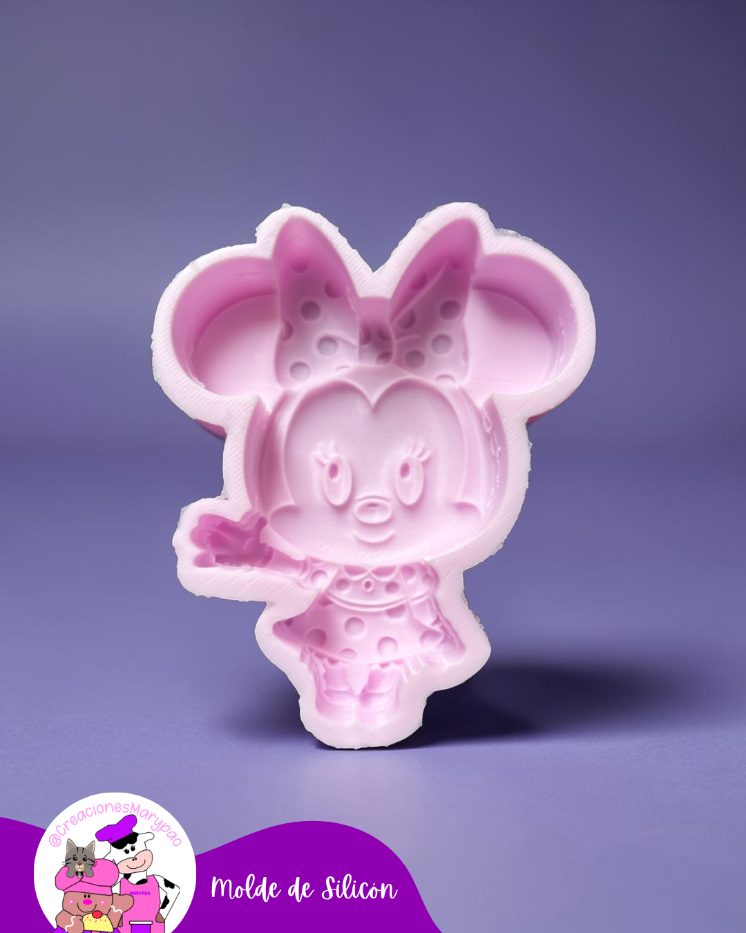 🎀Moldes de Silicón Mickey y Minnie✨