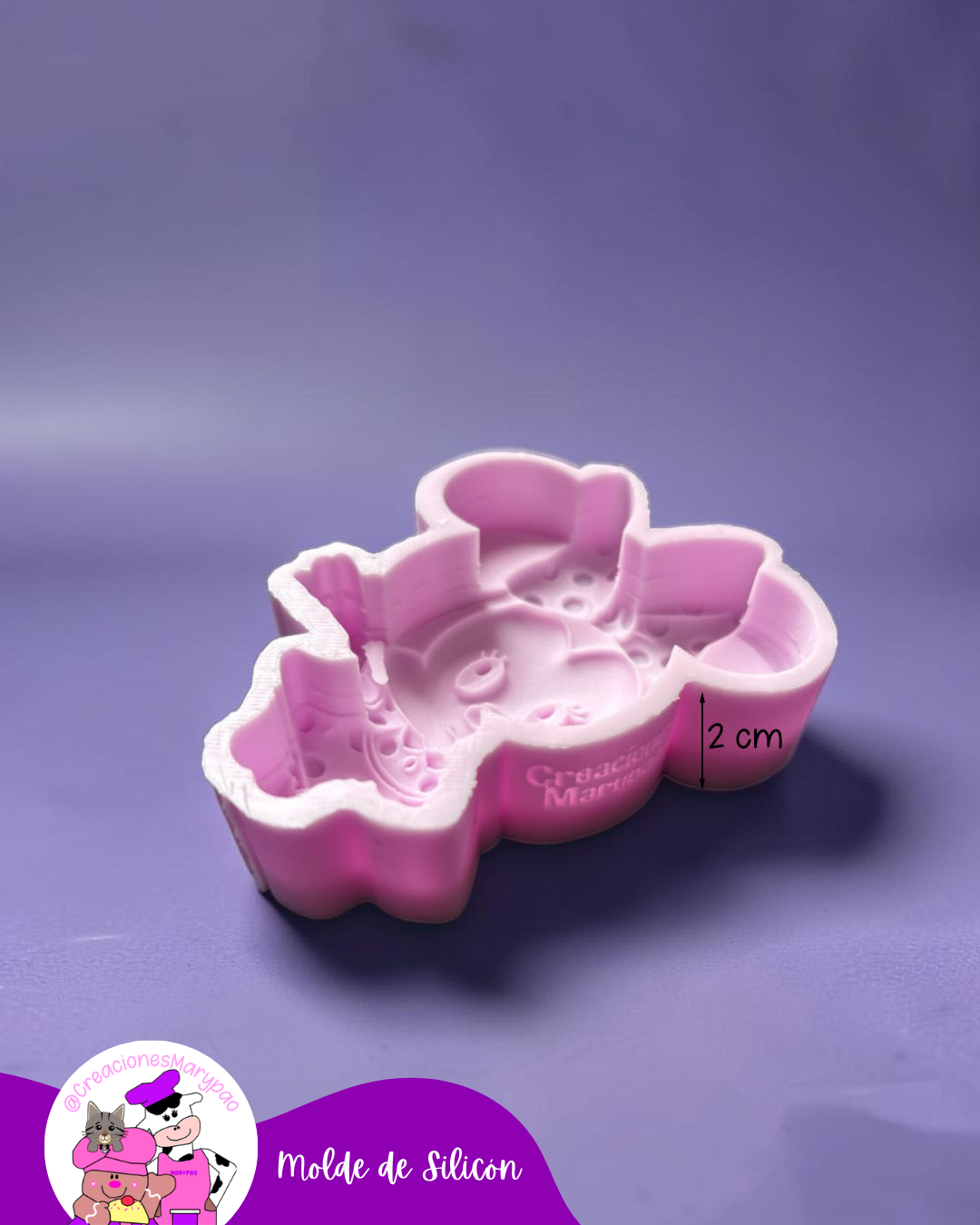 🎀Moldes de Silicón Mickey y Minnie✨