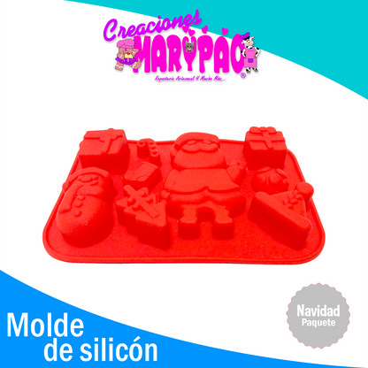 Moldes De Silicón Navidad Paquete Oferta