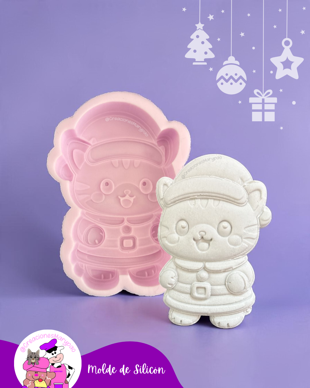 Moldes de Silicón Navidad Cute🎄