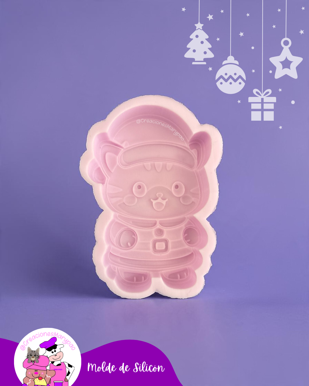 Moldes de Silicón Navidad Cute🎄