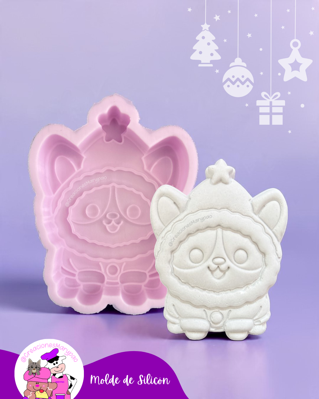 Moldes de Silicón Navidad Cute🎄