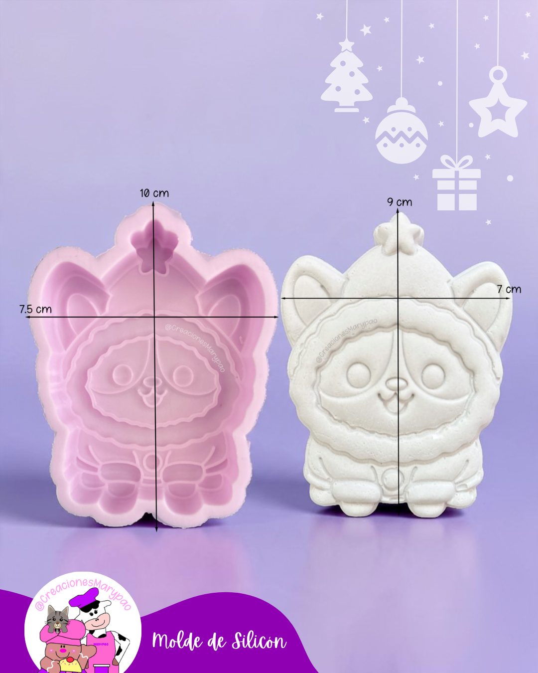 Moldes de Silicón Navidad Cute🎄