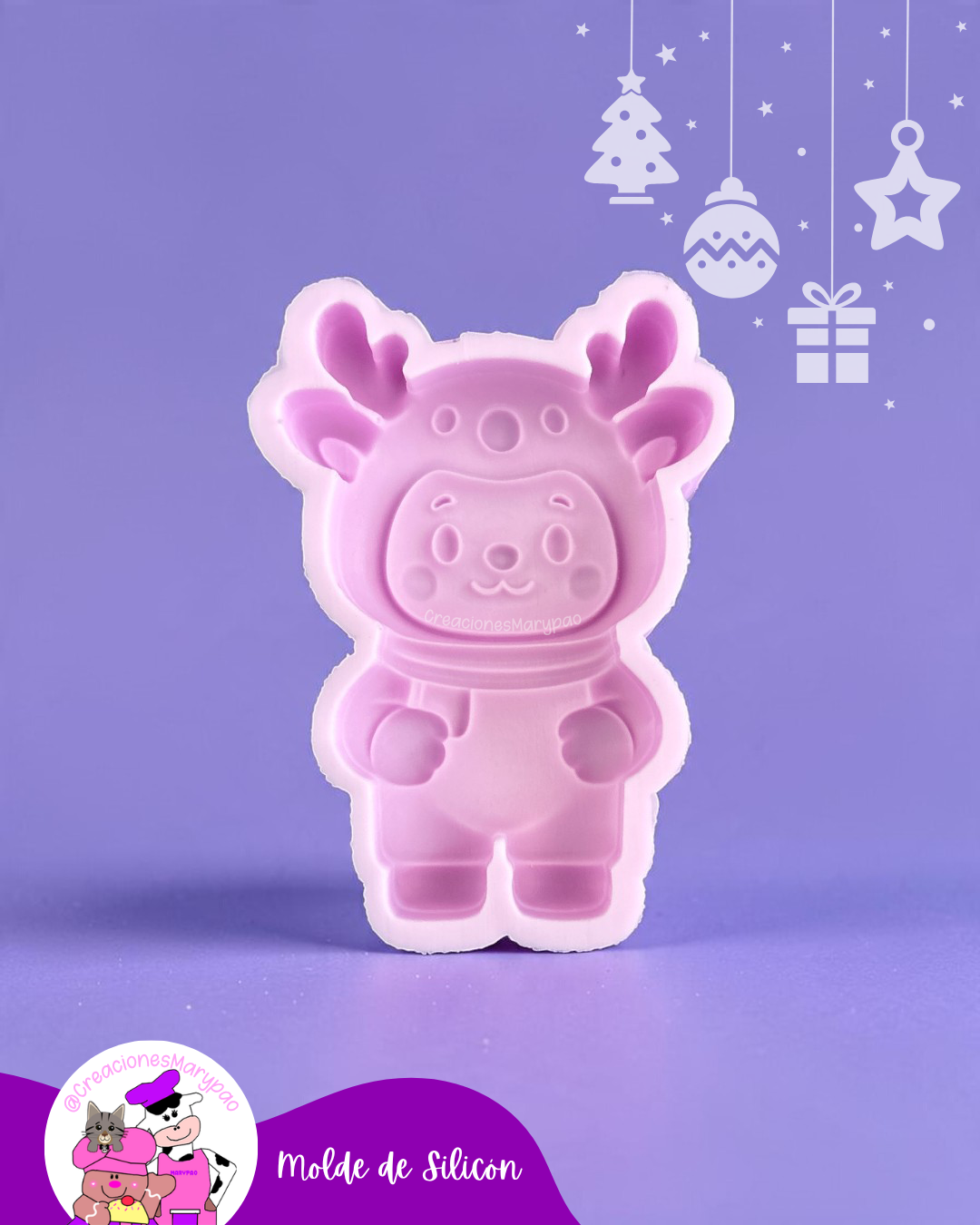 Moldes de Silicón Navidad Cute🎄