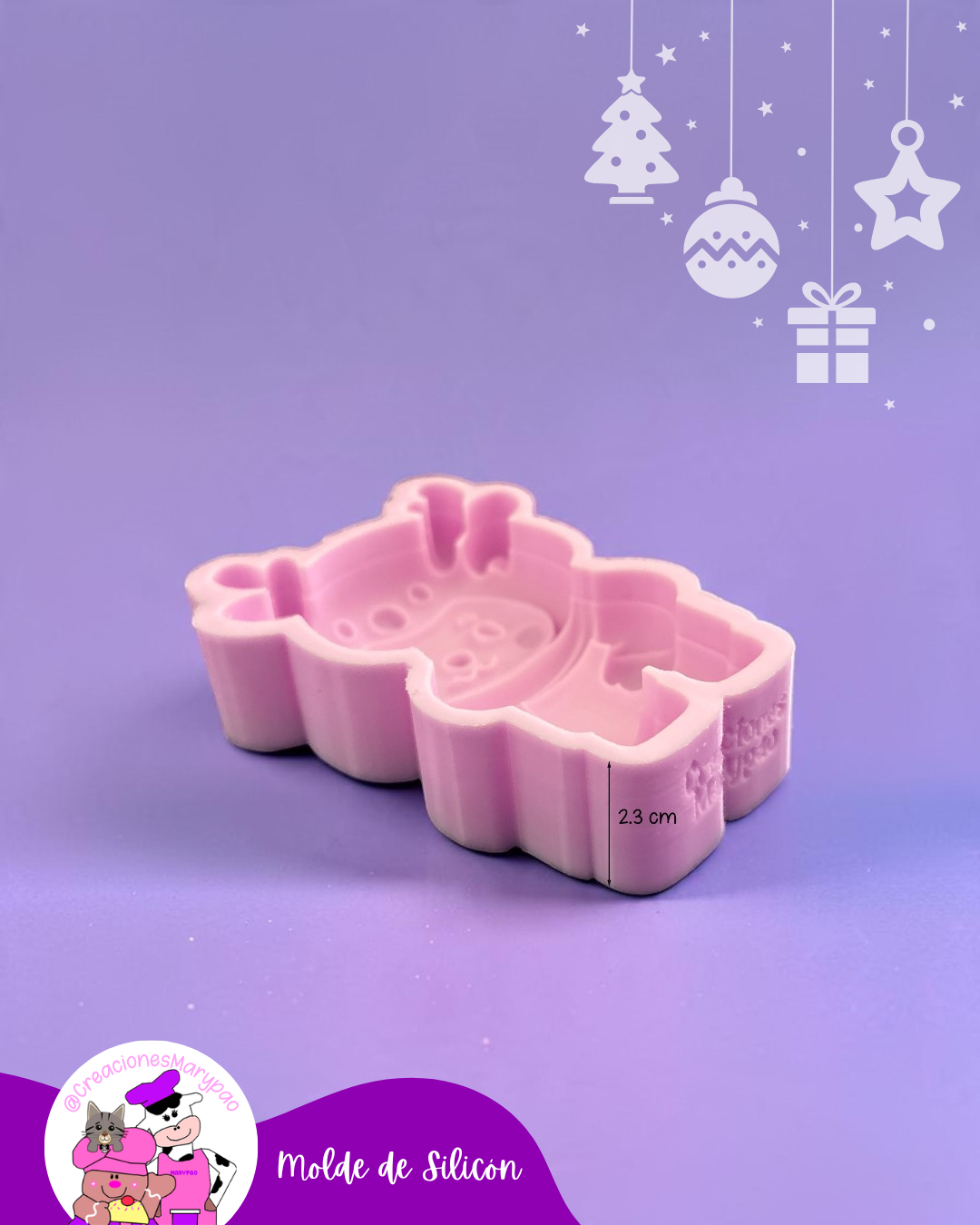 Moldes de Silicón Navidad Cute🎄