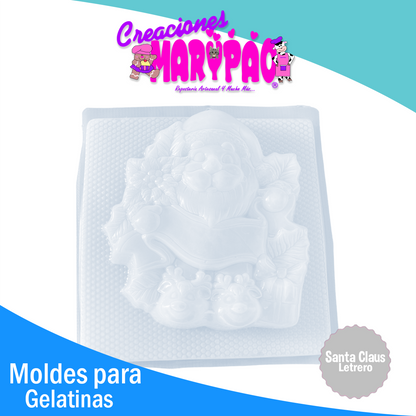 Molde Para Gelatina Santa Claus Navidad