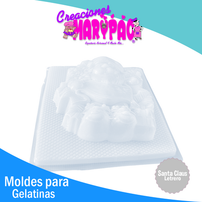 Molde Para Gelatina Santa Claus Navidad