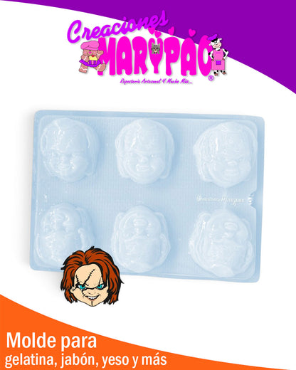 🔪🩸 Molde Chucky – Colección Personajes Terror 🔥🔪