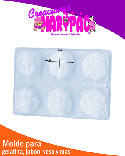 🔪🩸 Molde Chucky – Colección Personajes Terror 🔥🔪