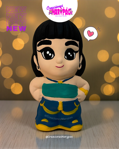 Molde Para Alcancía de Yeso Guerreras K-Pop Zoey🌟