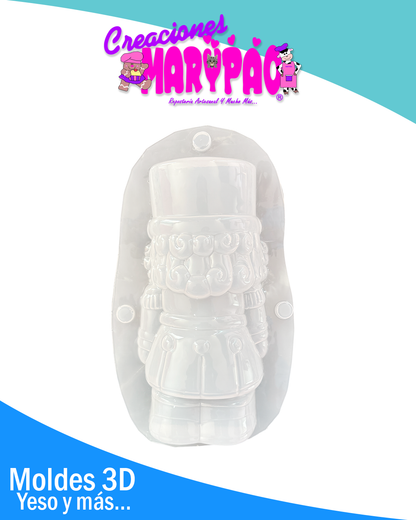 ✨Molde Para Alcancía De Yeso Navidad Cascanueces 🎖️