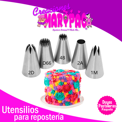 Paquete Duyas Pasteleras Cupcakes 1M / 2D / 4B / 2A / D66