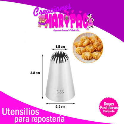 Paquete Duyas Pasteleras Cupcakes 1M / 2D / 4B / 2A / D66