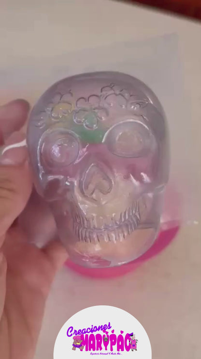 Molde Calavera Hueca 7 cm Chocolate Halloween Dia de Muertos