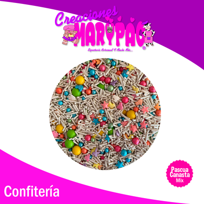 Mix Pascua Canasta Sprinkles Comestibles Para Cupcakes, Galletas, Etc.