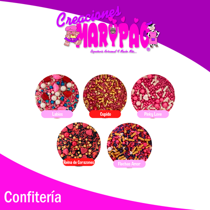 Mix Sprinkles San Valentín Granillo Confeti Comestible - Varios Diseños