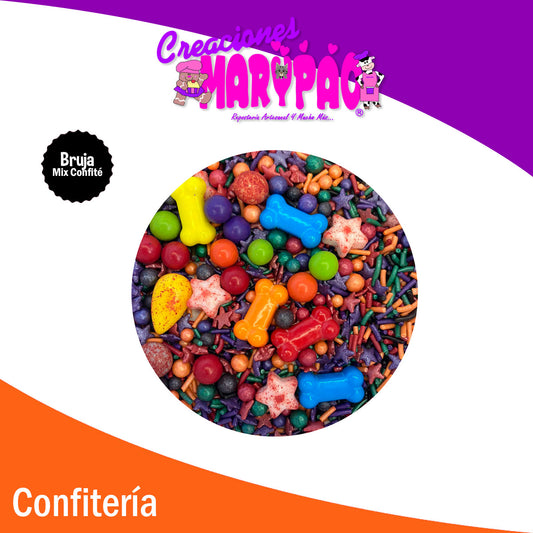 Sprinkles Mix Halloween Bruja Granillo Confeti Comestible