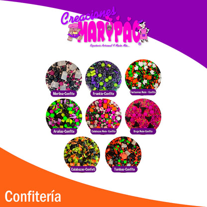 Confite Mix Halloween Granillo Confeti Comestible - Varios Diseños