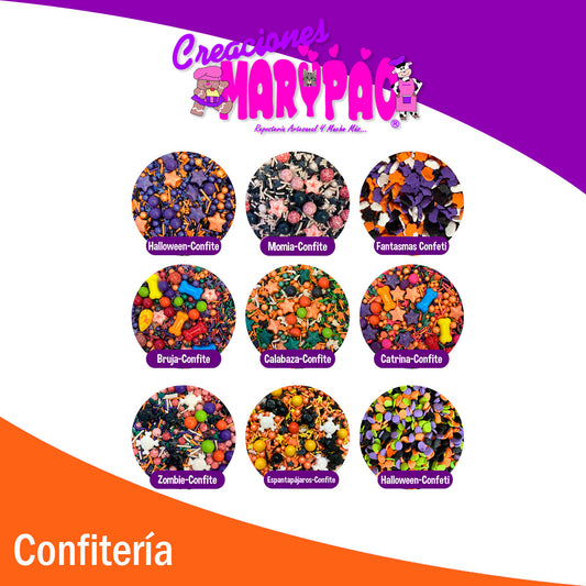 Confite Mix Halloween Granillo Confeti Comestible - Varios Diseños