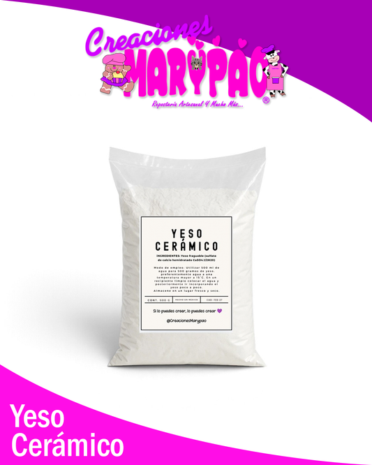 Yeso Cerámico - Ideal para Manualidades✨
