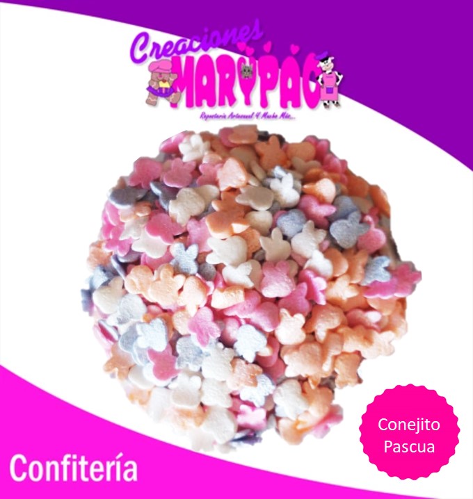 Confeti Comestible Conejito Pascua Sprinkles